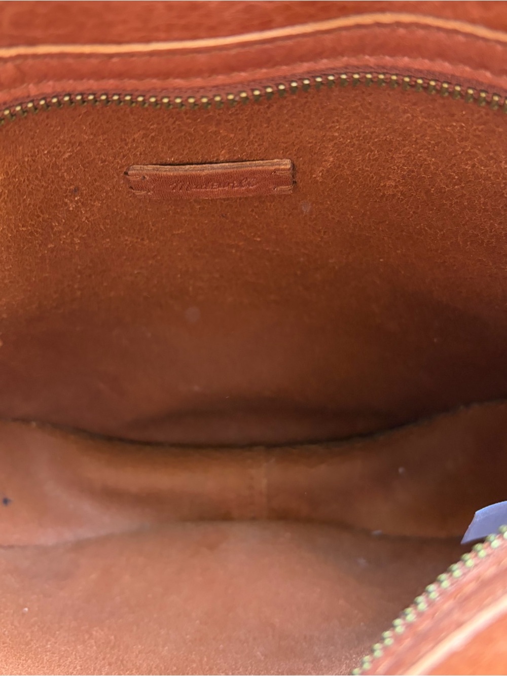 Madewell Transport Saddlebag Bag Nubuck Tan Crossbody - Picture 3 of 6